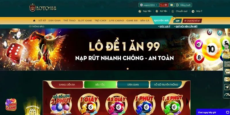 Hệ thống đa dạng các loại hình game cá cược khác nhau